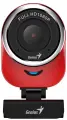 Веб-камера Genius QCam 6000, 2 Мп, USB 2.0, автоматическая фокусировка, красная