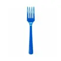 Одноразовые вилки AMSCAN пластиковые Bright Royal Blue, синий, 20 шт