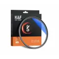 Светофильтр K&F Concept HMC UV, Blue Coated, 82 мм, ультрафиолетовый, просветляющий, резьба для дополнительных фильтров