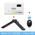 Ulanzi VL120 RGB двухцветный светодиодный светильник для камеры, White with tripod