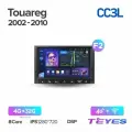 Магнитола Volkswagen Touareg GP 2002-2010 (Комплектация F2) Teyes CC3L 4/32GB, штатная магнитола, 8-ми ядерный процессор, IPS экран, DSP, 4G, Wi-Fi, 2 DIN