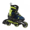 Детские раздвижные ролики Rollerblade Microblade 3WD - Blue Royal/Lime р. 36.5-40.5
