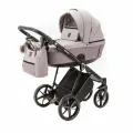 Коляска универсальная Adamex Belissa 3 в 1, PS-21 - сиреневая, сиреневая кожа
