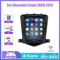 Автомагнитола для Chevrolet Cruze 2009-2014, Android, 2 Din, в стиле Тесла, для Carplay, автомагнитола, мультимедиа, DVD, GPS-навигация, Quad 2G 32G Mic