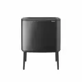 Бак мусорный Brabantia Bo Touch Bin темно-серый 36л 233562