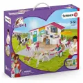 Игровой набор Schleich Поездка в карете в кафе Райдер 72158, 88 дет.