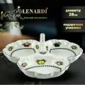 Менажница Lenardi Фрукты 28см, фарфор