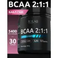 Аминокислоты BCAA 2:1:1 SOLAB порошок, 180 гр, 30 порций, БЦАА, для мужчин и женщин, вкус бабл-гам