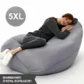 F78 Кресло мешок SUPER BIG Светло-Серый 5XL Oxford, съемный чехол