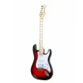 Электрогитара Stratocaster Красная Fabio ST200 RDS Красная H+S+S, 1V+2T (Электрогитара для начинающих)