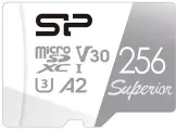 Флеш карта microSDXC 256GB Silicon Power SP256GBSTXDA2V20 Superior V30 A2 w/o adapter
