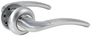 Дверная ручка Edson EDS-10-Z01 без запирания алюминий гальваническое покрытие цвет матовый хром
