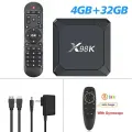 SkyBeats X98K Smart TV Box Android 13 4ГБ 32ГБ, 4GB 32GB G10S, Европейская