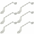 Ручка-скоба ноэз РС80-Вт-SL белая (комплект 6 штук)