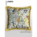 Декоративная подушка Decorta LAMAS, квадратная с рюшей, 44х44 см, холлофайбер