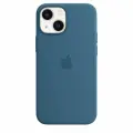 Силиконовый чехол MagSafe для iPhone 13 с цветной анимацией / Silicone Case Blue Jay / Голубой