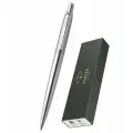 PARKER Ручка шариковая Jotter Core Stainless Steel CT, корпус серебристый, хромированные детали, синяя, 1953170