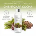 Наполнитель и фибровые палочки для ароматического диффузора Сибирская сосна