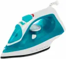 Утюг МА-049 бирюзовый, 2300Вт, сухая глажка, паровой удар, функция самоочистки