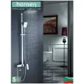 Душевая система c тропическим и ручным душем Hansen HL33044 Хром