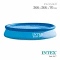 Бассейн надувной детский Intex Easy Set 366х76 см, 5621 л, от 6 лет, 28130