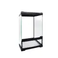 MCLANZOO Террариум стеклянный, вертикальный c одной дверцей, чёрный, 20х20хН25см