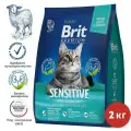 BRIT PREMIUM, Сухой корм с ягненком и индейкой для кошек с чувствительным пищеварением Cat Sensitive, 2 кг