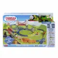 Fisher-Price Thomas and Friends Percy 6-in-1 Set , с моторизованным двигателем игрушечного поезда и 6 дорожками
