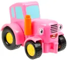 Город мастеров 10010-GK Большие кубики: розовый трактор, 4 дет.
