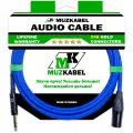 Аудио кабель MUZKABEL BXSMK5N - 8 метров, XLR (папа) - JACK (стерео)
