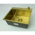 Кухонная мойка 58х48 нержавейка Золото юдис