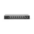 RG-ES209GC-P-Управляемый облачный L2 PoE-коммутатор. 9 Ethernet-портов 10/100/1000 Мбит/с с поддержк