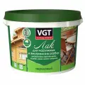 Лак акриловый для наружных и внутренних работ VGT бесцветный, глянцевый (9кг)