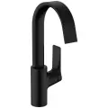 Смеситель для раковины Hansgrohe Vivenis 75030670 с донным клапаном, черный матовый