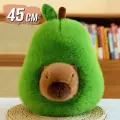 Мягкая игрушка обнимашка подушка Капибара в авокадо 45 см
