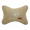 Подушка на подголовник автомобильная бежевая алькантара CHANGAN HUNTER PLUS