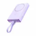 Внешний аккумулятор Joyroom 10000 mAh MagSafe / JR-PBM01 20W с кабелем / фиолетовый
