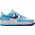 Кроссовки NIKE Air Force 1 '07 LV8, размер 7.5 US, голубой, белый