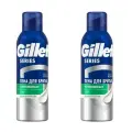 GILLETTE SERIES Пена для бритья, успокаивающая, 200мл, 2 шт