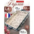 Форма для выпечки LORAINE, керамика, прямоугольная, 29 см x 18,5 см