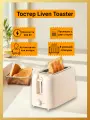 Тостер Liven ZCJ-DS801C, 800Вт, 2 тоста, с поддоном для крошек