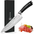 Нож кухонный PAUDIN профессиональный для шеф повара разделочный для мяса и овощей, лезвие 20 см