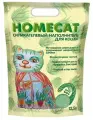 HOMECAT алоэ вера наполнитель силикагелевый для туалета кошек (12,5 л х 4 шт)