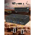 KVM переключатель hdmi, переключатель usb на 2 компьютера, переключатель монитора клавиатуры и мыши на 2 компьютера, квм свитч на 2 монитора