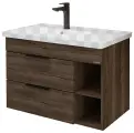 Тумба под раковину Grossman Форта 80 темный дуб галифакс