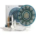 NESTbase Набор для росписи Blue Plate (120602) бирюзовый фэнтези и мифология 4