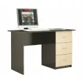 Стол письменный прямой Сити-1 75,0 х120,00х60,00 см, венге/дуб молочный
