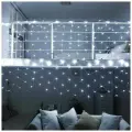 Гирлянда Сеть 3х2 м, прозрачный ПВХ, 320 LED Белая