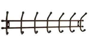 Вешалка настенная исток Уют 7 ВНУ71, медный/антик, 7 рожков