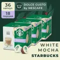 Кофе в капсулах Starbucks Dolce Gusto Caps White Chocolate Mocha, Старбакс для кофемашины Нескафе Дольче Густо, 36 шт.